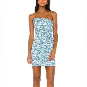 Likely Blue Strapless Dress